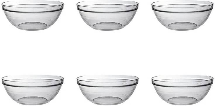 Duralex Schaal Lys 23 cm 2.4 l Transparant Hardglas 6 stuks
