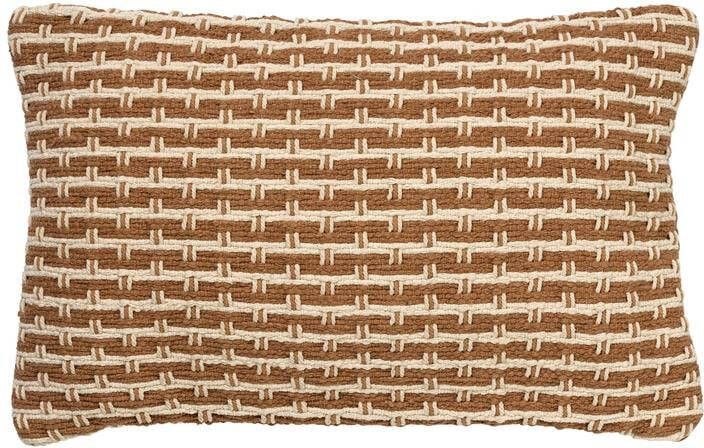 Dutch Decor Sierkussen Dana 40x60 Cm Tobacco Brown Inclusief Binnenkussen
