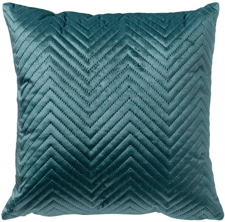Dutch Decor DUKE Kussenhoes 40x40 cm subtiel geometrisch patroon Sagebrush Green groen