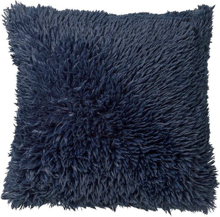Dutch Decor kussenhoes FLUFFY 45x45 cm Insignia Blue
