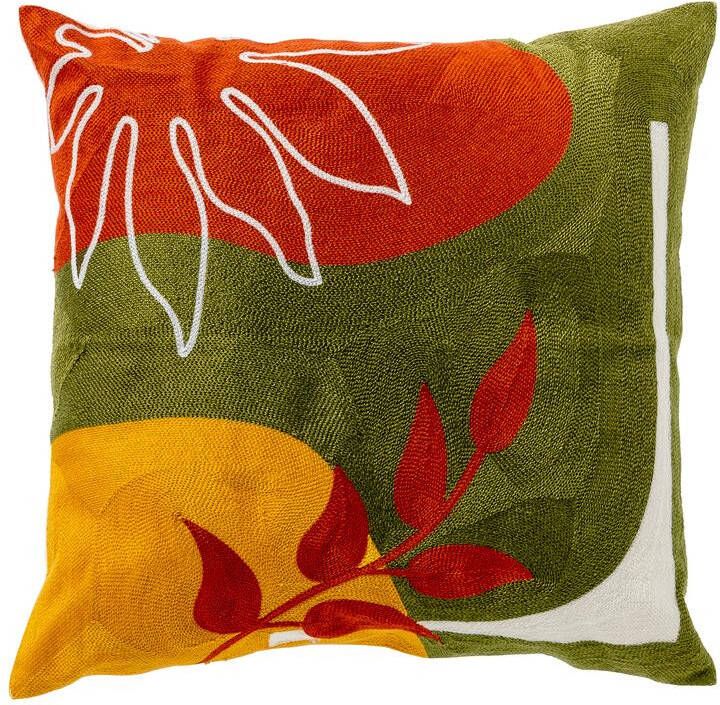 Dutch Decor IVAN Kussenhoes 45x45 cm Olive Branch groen