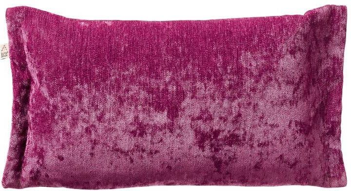 Dutch Decor LEWIS Kussenhoes 30x50 cm fluweel met sierrand Festival Fuchsia paars