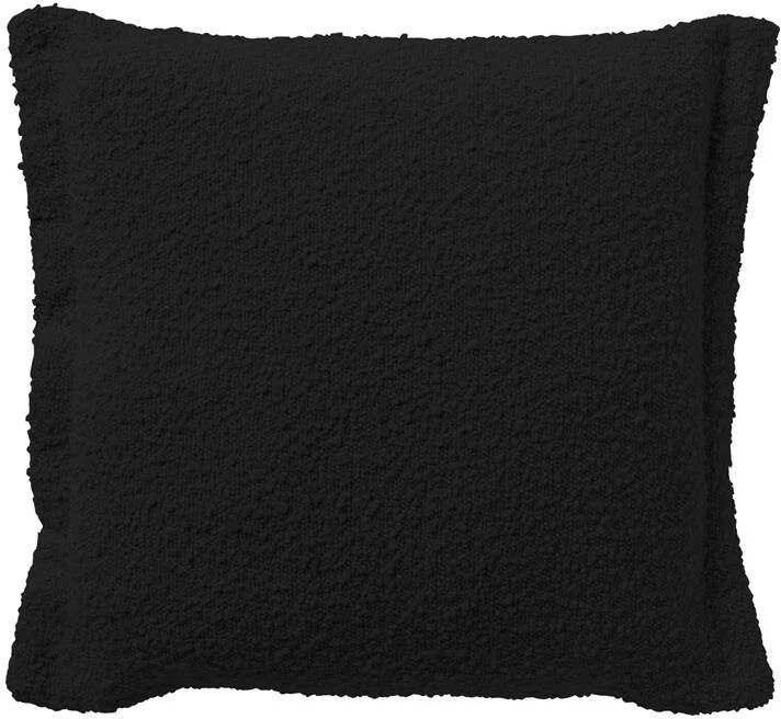 Dutch Decor OTIS Sierkussen 45x45 cm effen kleur unieke stof Raven zwart