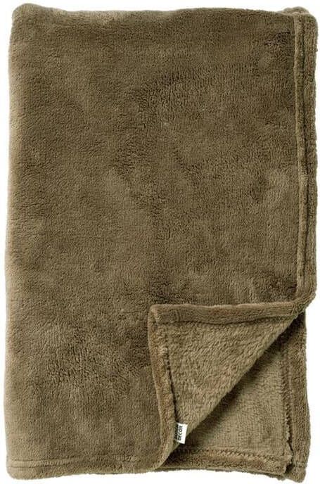 Dutch Decor SIDNEY Plaid 140x180 cm Fleece deken van 100% gerecycled polyester superzacht Eco Line collectie