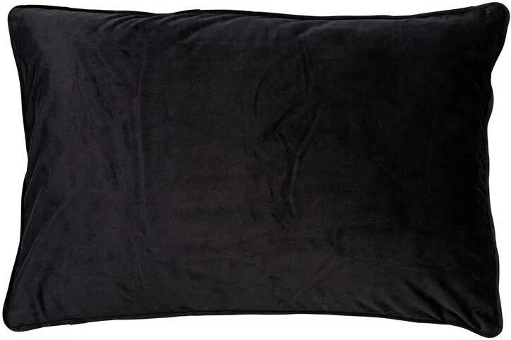 Dutch Decor FINN Sierkussen velvet Raven 40x60 cm zwart
