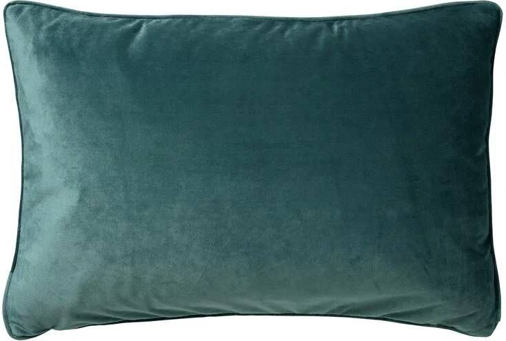 Dutch Decor FINN Sierkussen 40x60 cm velvet effen kleur Sagebrush Green groen