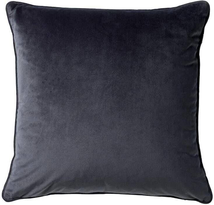 Dutch Decor FINNA Sierkussen 45x45 cm met kussenhoes van 100% gerecycled polyester Eco Line collectie Charcoal G