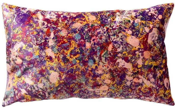 Dutch Decor KIOMI Sierkussen 30x50 cm Festival Fuchsia paars