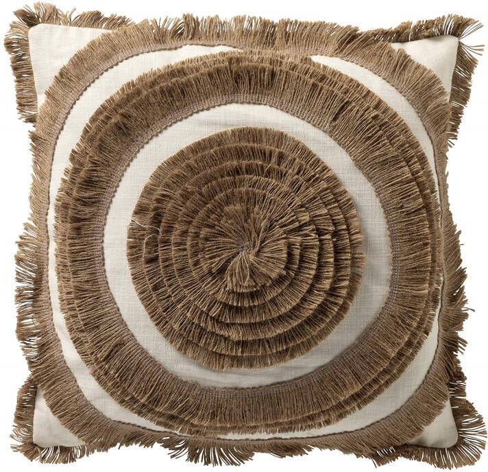 Dutch Decor sierkussen LEI 45x45 cm Naturel
