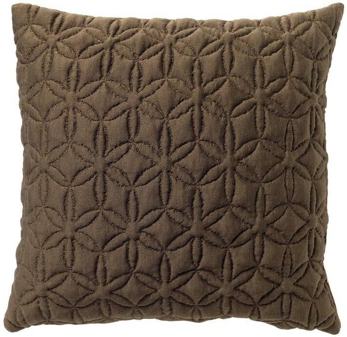 Dutch Decor LIZZY Sierkussen 45x45 cm Military Olive groen