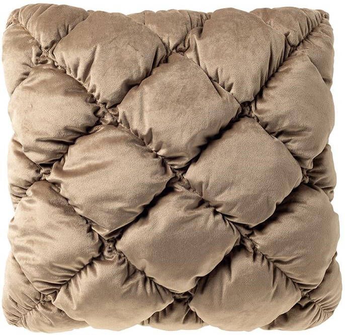Dutch Decor sierkussen SOOF 45x45 cm Irish Cream