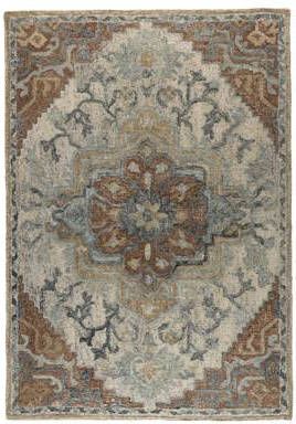 Dutchbone Vloerkleed 'Amori' 200 x 300cm kleur Blauw