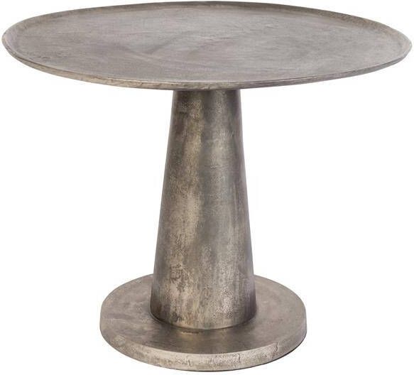 Dutchbone Bijzettafel 'Brute' Nikkel 63cm