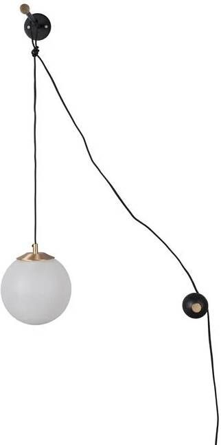 Dutchbone Wandlamp Bulan 76cm Zwart