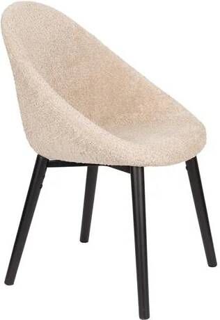 Dutchbone Fenna Eetkamerstoelen Beige Set van 2