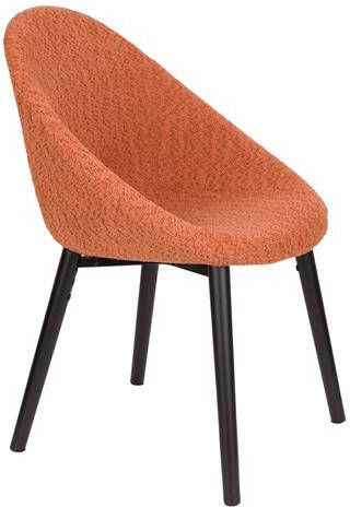 Dutchbone Fenna Eetkamerstoelen Terra Set van 2 Rood