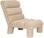 Dutchbone Fauteuil Fern Bouclé Beige - Thumbnail 1
