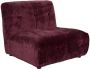 Dutchbone 1-zits Bank Giada Modulair Velvet Plum - Thumbnail 1