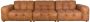 Dutchbone Hackman 4 5-zitsbank Leer Cognac Bruin - Thumbnail 1