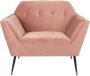 Dutchbone Fauteuil 'Kate' kleur Roze - Thumbnail 2