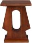 Dutchbone Bijzettafel Pilaster Mangohout 35 x 25cm Bruin Vierkant - Thumbnail 1