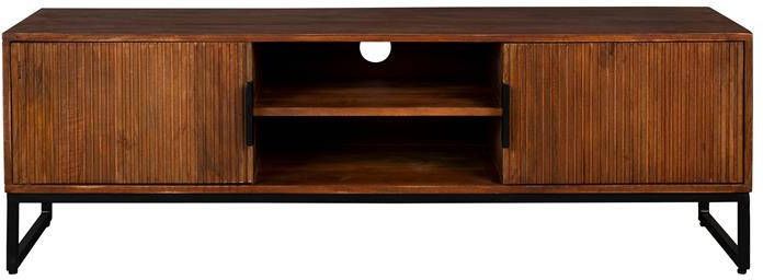 Dutchbone TV-meubel Saroo 140cm Mangohout Bruin - Foto 2