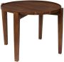 Dutchbone Salontafel Shane Acaciahout 59cm Bruin Rond - Thumbnail 1