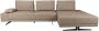 Dutchbone Shelly 3-zitsbank Rechts Chaise Longue Beige - Thumbnail 1