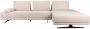 Dutchbone Shelly 3-zitsbank Rechts Chaise Longue Off-White Wit - Thumbnail 1
