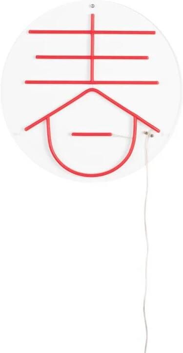 Dutchbone Wandlamp Sya Spring Neon Rood