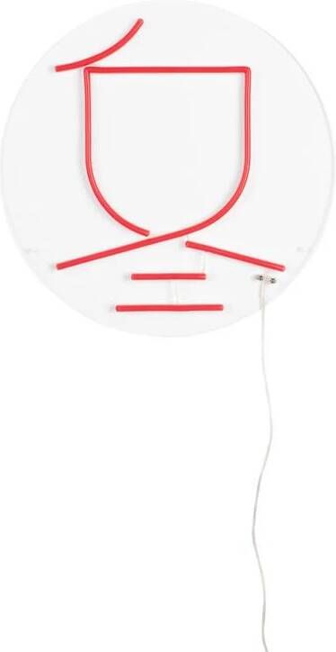 Dutchbone Wandlamp Sya Winter Neon Rood