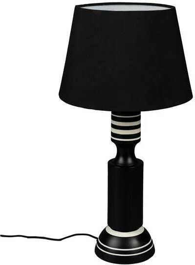 Dutchbone Tafellamp Virgil 60cm Zwart