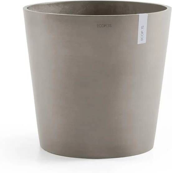 Ecopots Amsterdam kunststof bloempot Taupe Ø 47 cm - Foto 2