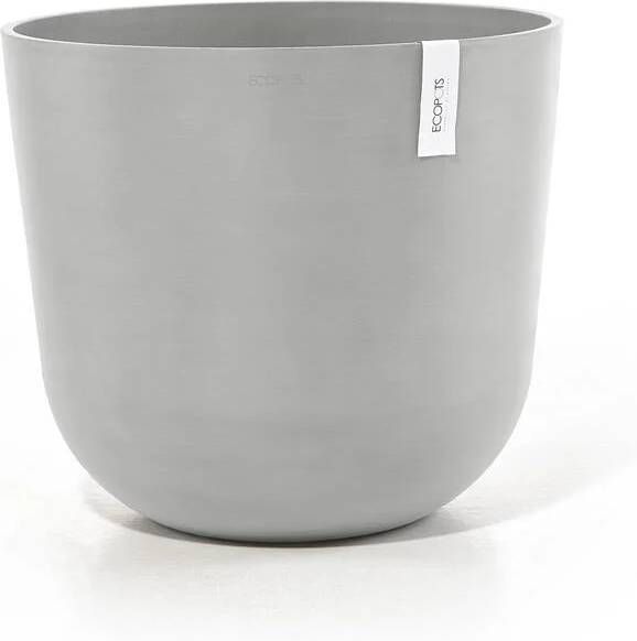 Ecopots Oslo kunststof bloempot Wit Grijs Ø 52 5 cm - Foto 2