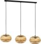 EGLO Hanglamp AMSFIELD 1 Hanglamp in zwart van staal excl. E27 40W (1 stuk) - Thumbnail 1