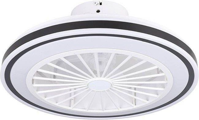 EGLO Plafondventilator Bilinga Met Led Zwart 48cm 25 5w Met Afstandsbediening