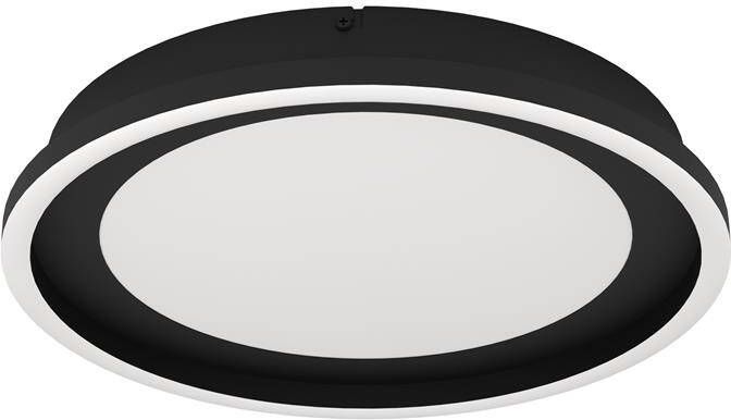 EGLO Calagrano Plafondlamp LED Ø 38 cm Zwart Wit Dimbaar