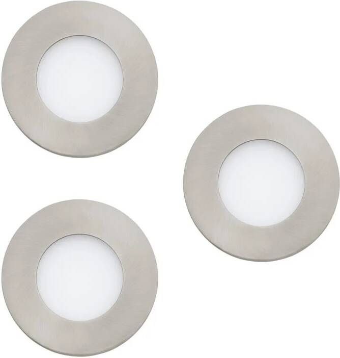 EGLO connect.z Fueva-Z Smart Inbouwlamp Ø 8 5 cm Grijs|Wit