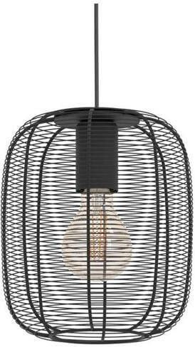 EGLO EDI light Rinroe Hanglamp E27 Ø 20 cm 1 lichts Zwart Staal