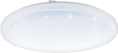 EGLO Led-plafondlamp FRANIA-S Plafondlamp met sterrenhemel-effect staal en kunststof Ø: 43 cm (1 stuk)