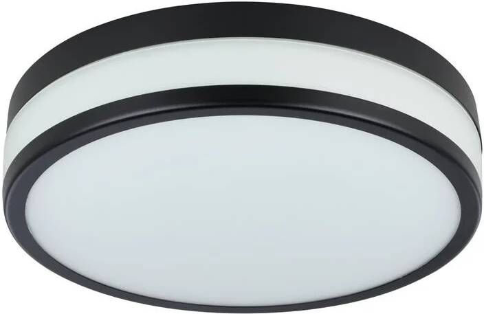 EGLO LED Palermo Plafondlamp LED Ø 30 cm Zwart|Wit Badkamer