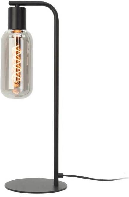 EGLO Majone Tafellamp E27 50 5 cm Zwart|Grijs Smoke Glas Rookglas