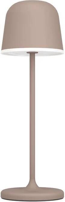 EGLO Mannera Tafellamp Aanraakdimmer Draadloos 34 cm Roestbruin Wit Oplaadbaar Binnen en Buiten
