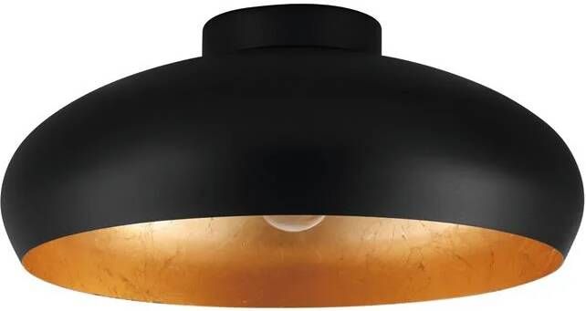 EGLO Plafondlamp Mogano Zwart Goud ⌀40cm E27