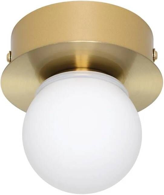 EGLO Mosiano Wandlamp Plafondlamp Spiegellamp Badkamer LED Ø 11 cm Goud Wit