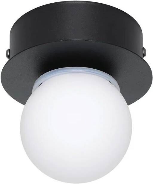 EGLO Mosiano Plafondlamp Wandlamp Badkamer LED Ø 11 cm Zwart|Wit