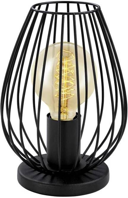 Eglo Newtown Tafellamp 1 Lichts Ø160mm. Zwart online kopen