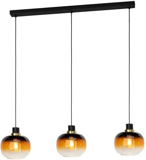 EGLO Â OilellaÂ HanglampÂ -Â E27Â -Â 95Â cmÂ -Â Zwart Geelkoper Leen Bakker
