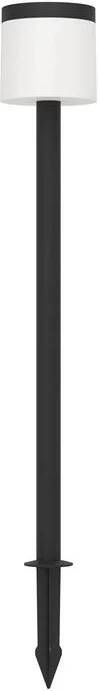 Eglo Pantete Solar Priklamp Staande lamp Buiten zonne-energie LED 115 cm Zwart Wit