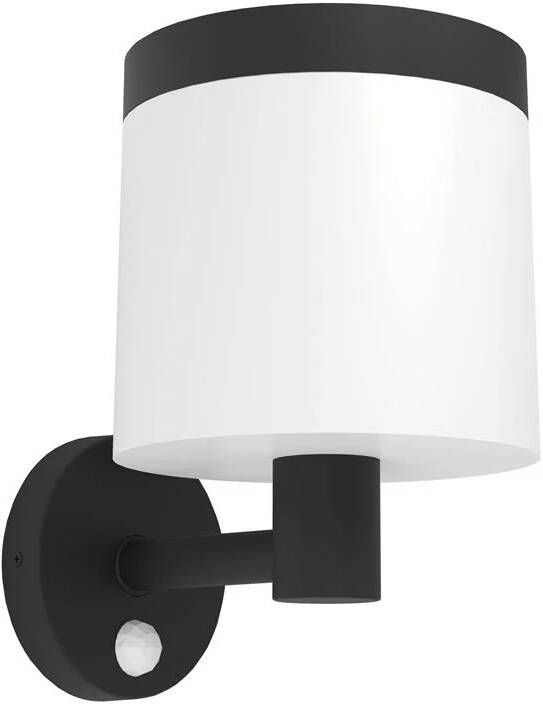 EGLO Pantete Solar Wandlamp Buiten LED 21 cm Zwart|Wit